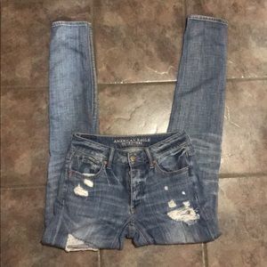 American Eagle Tom girl jeans 0 X-long